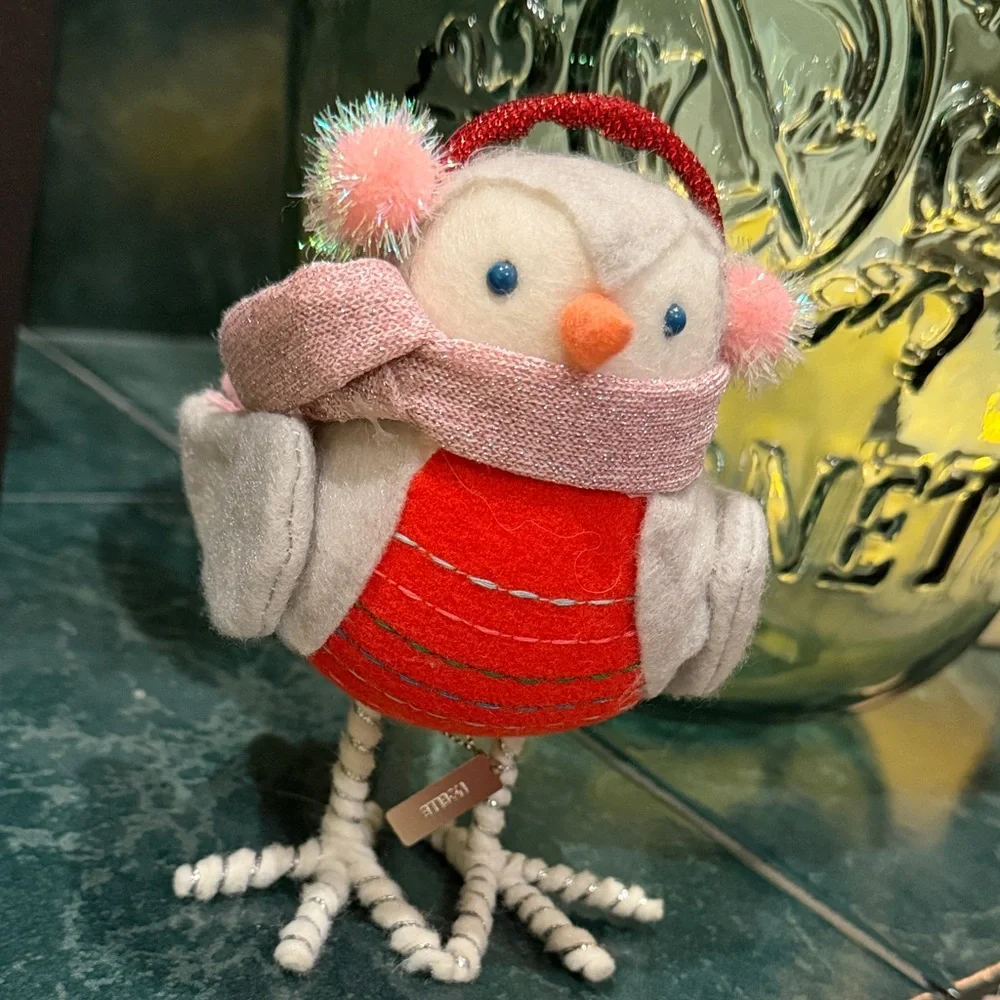 Festive 2018 Target Red and Gray Bird Decoration (Noelle) - Picture 10 of 10